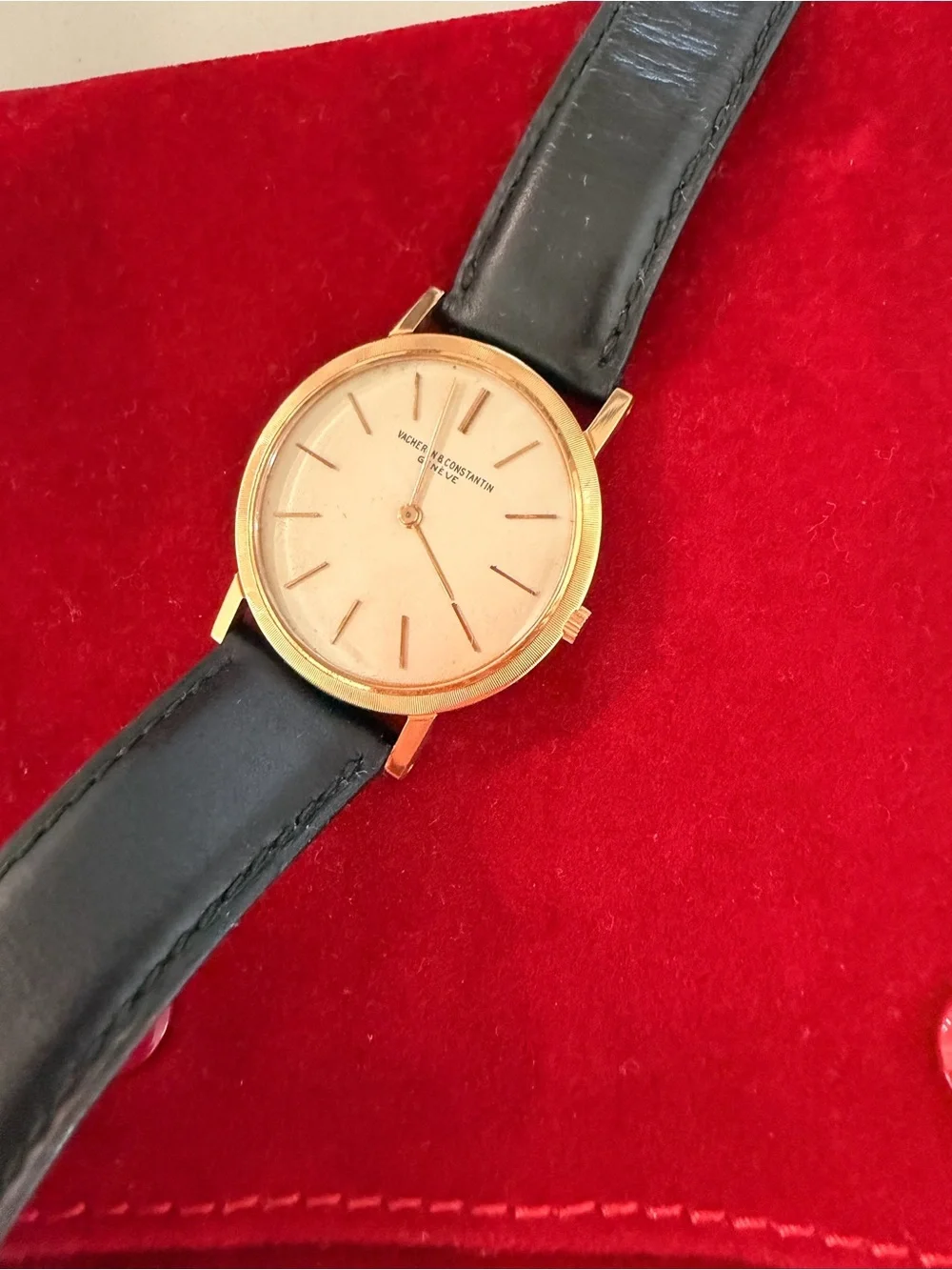 Vacheron Constantin Ultra Slim Watch Ref. 6351 18K Yellow Gold 1960s